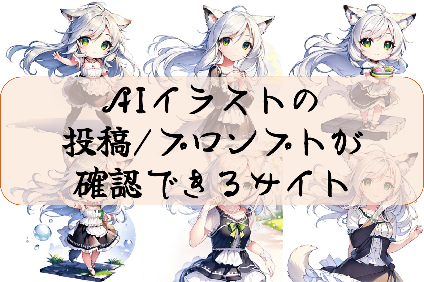 AIイラストの投稿/プロンプトが確認できるサイト